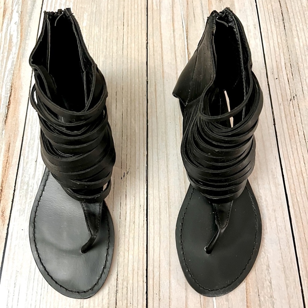 Wanted black sandals